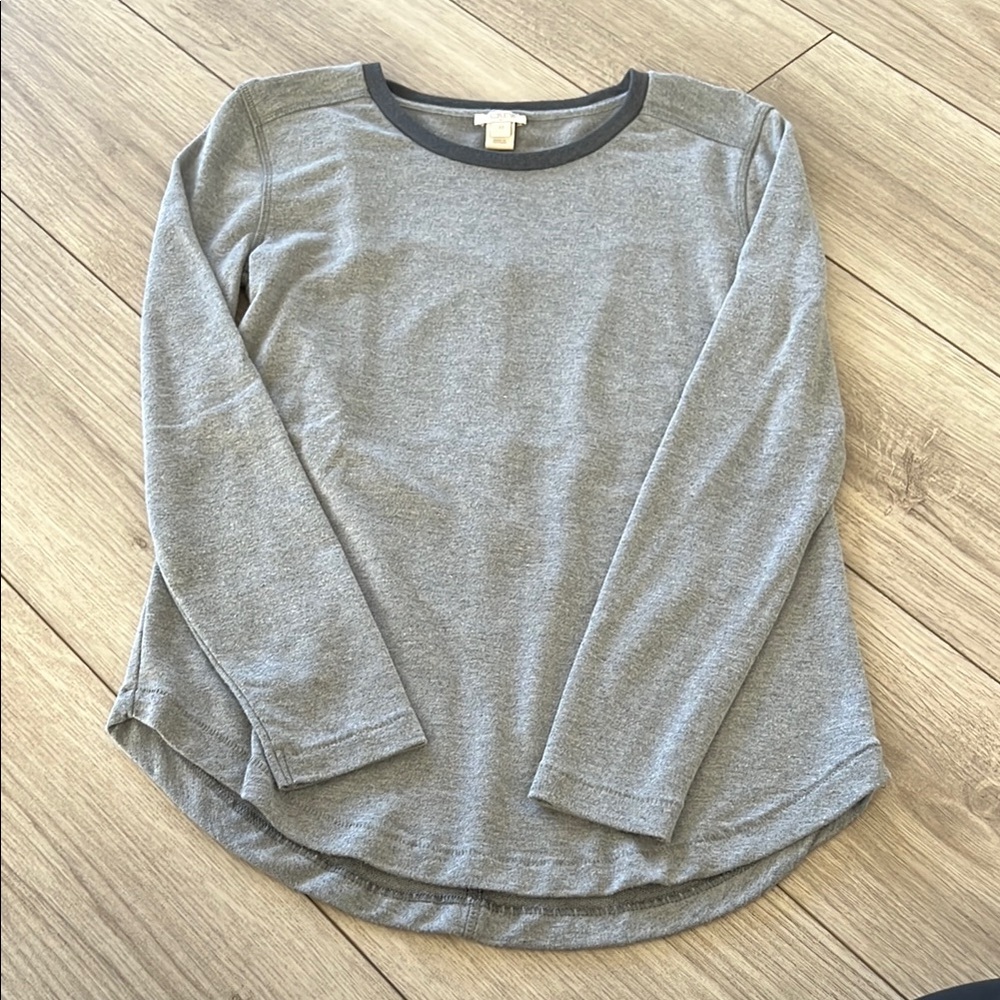 J.Crew Factory Women’s Gray long sleeve tshirt XS